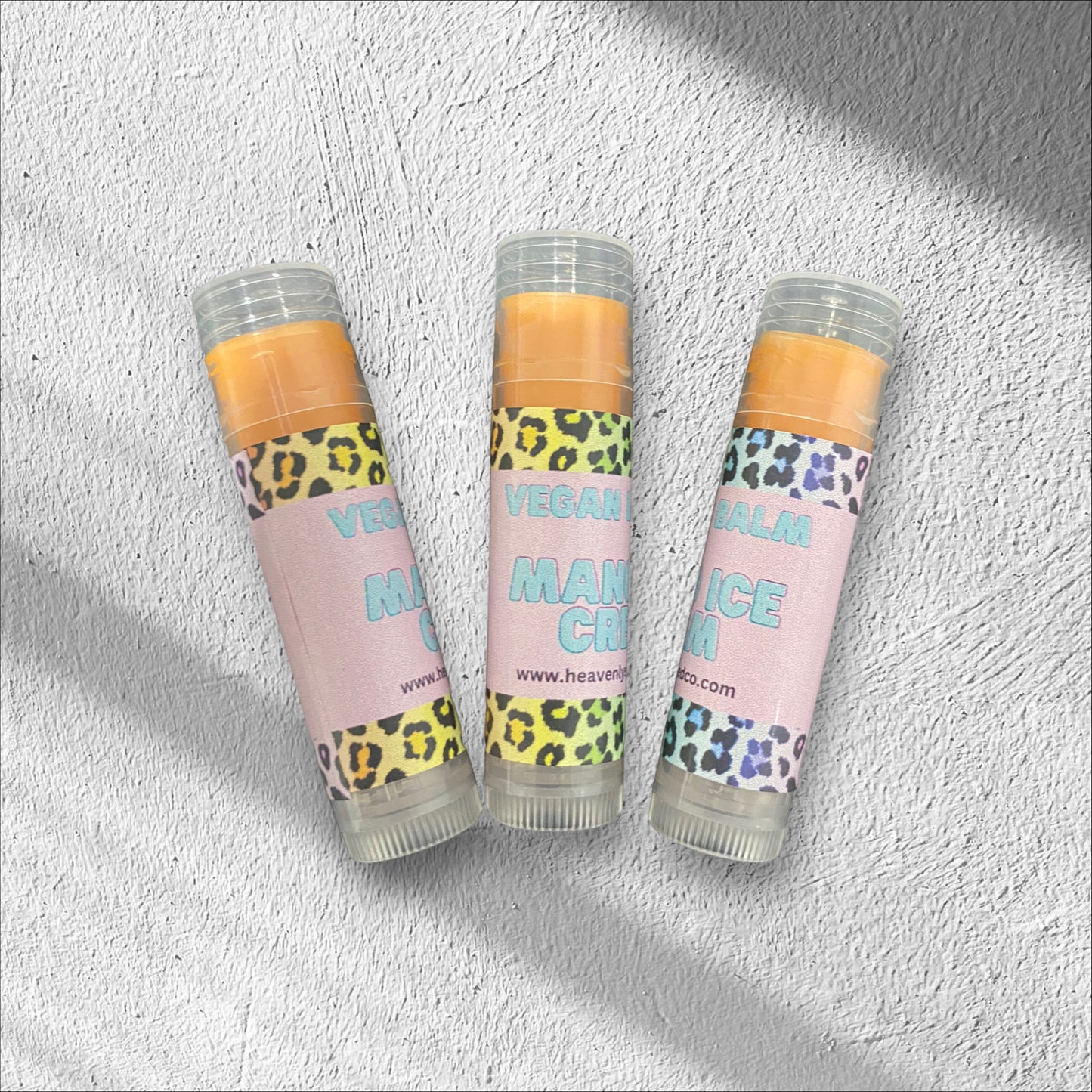 Mango ice cream lip balm