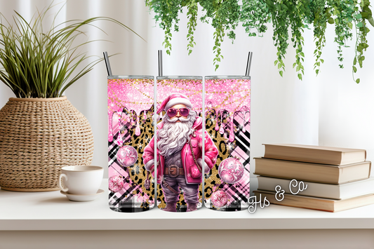 Bling Santa tumbler