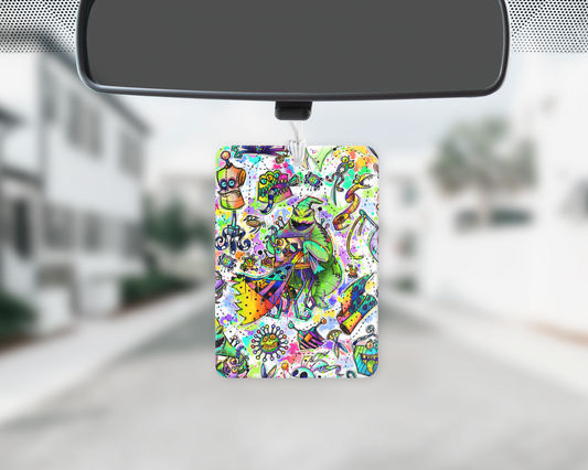 Green man car freshie