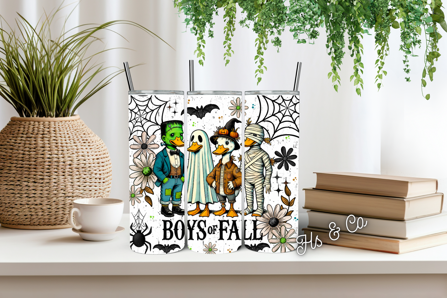 Boys of fall tumbler