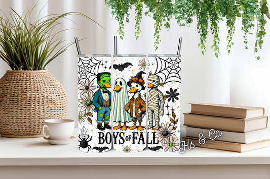 Boys of fall tumbler