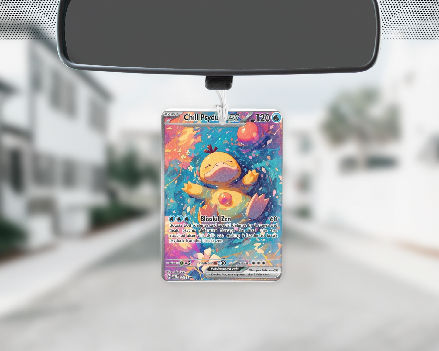 Colour duck car freshie