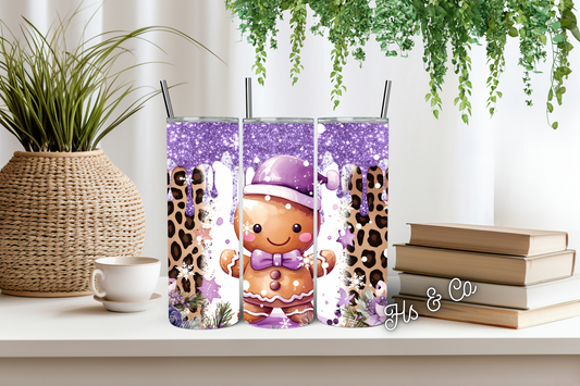 Bling gingerbread tumbler