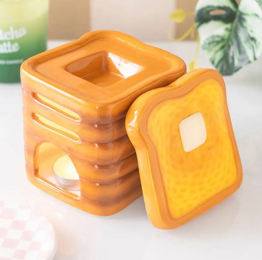 Toast stack tealight warmer