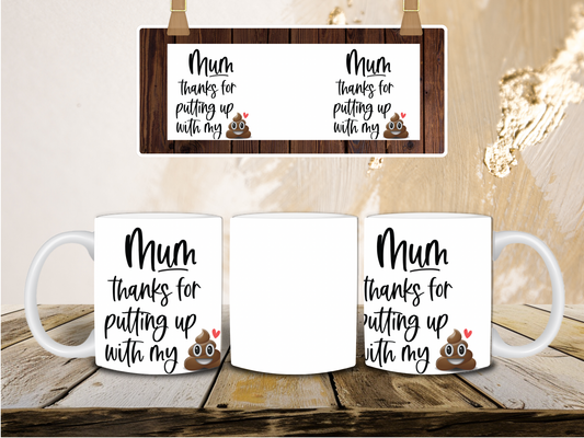 Mum 💩 mug