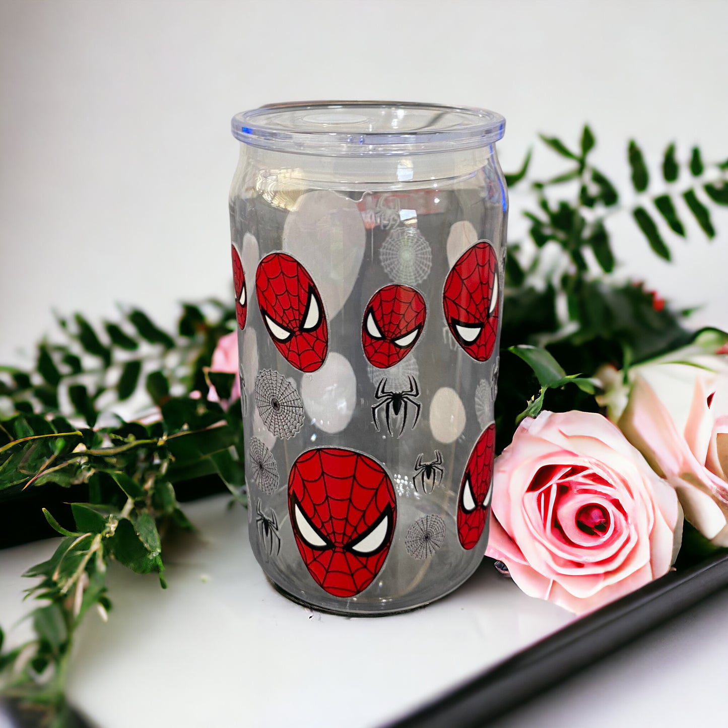 Spider-Man acrylic beer cup