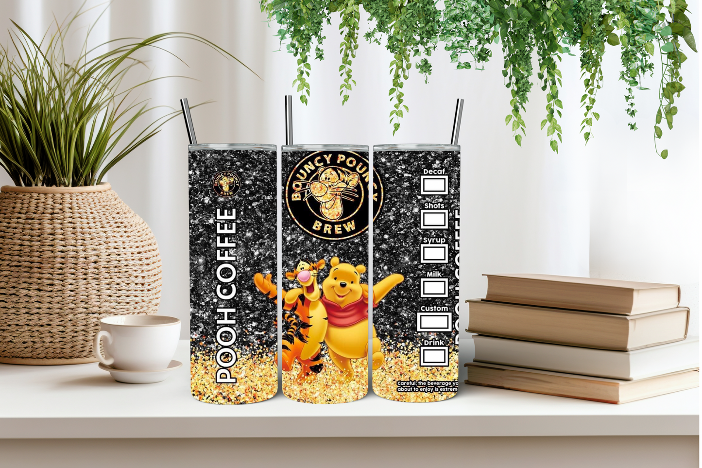 Pooh coffee tumbler