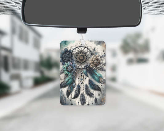Rustic dream catcher car freshie