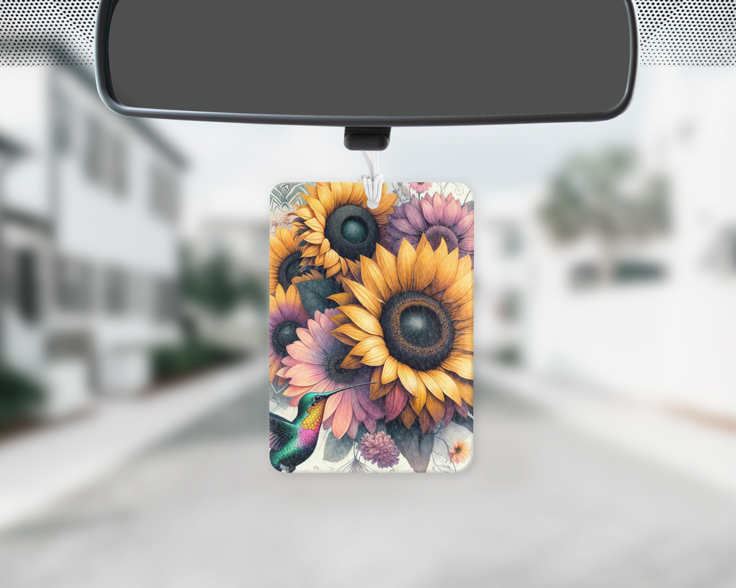Sunflower car freshie