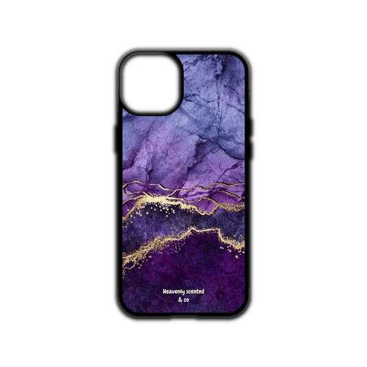 Purple marble iPhone case