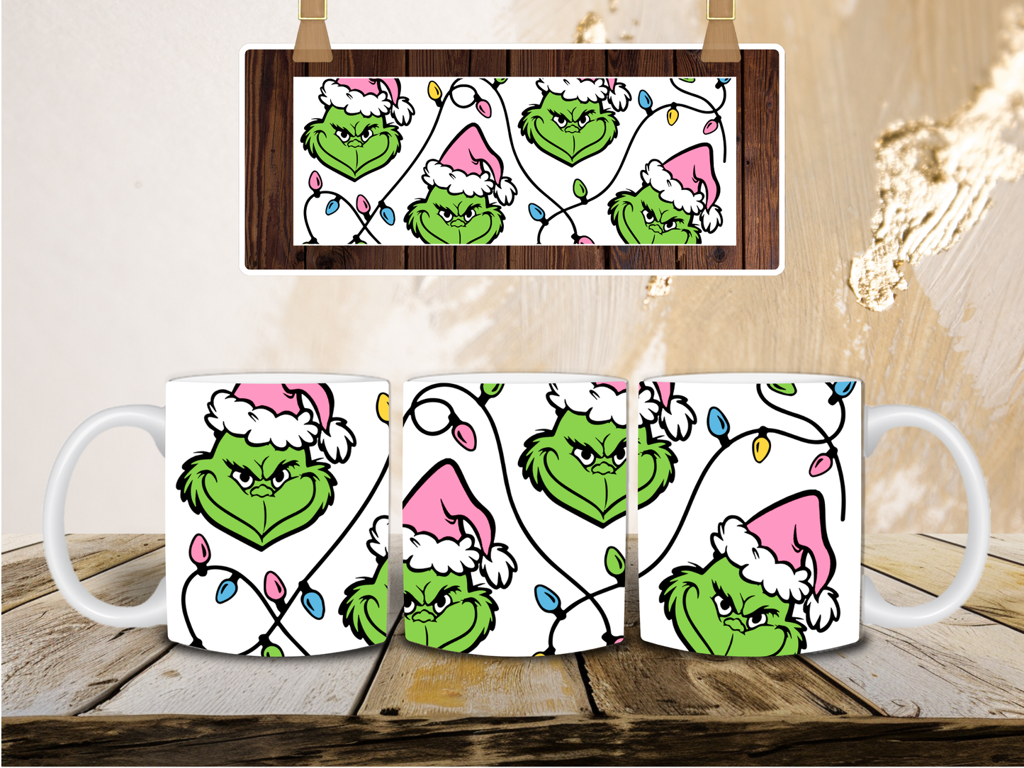 Grinchmas light mug