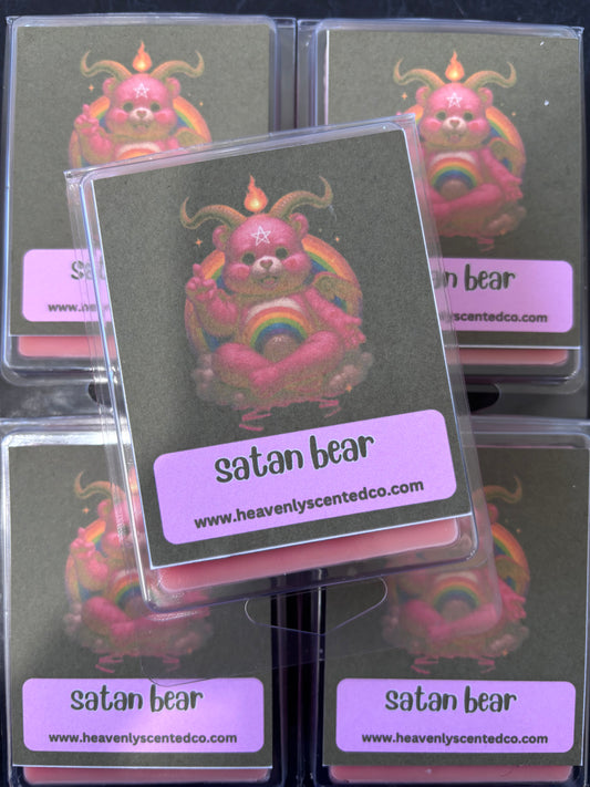 Satan bear wax melt