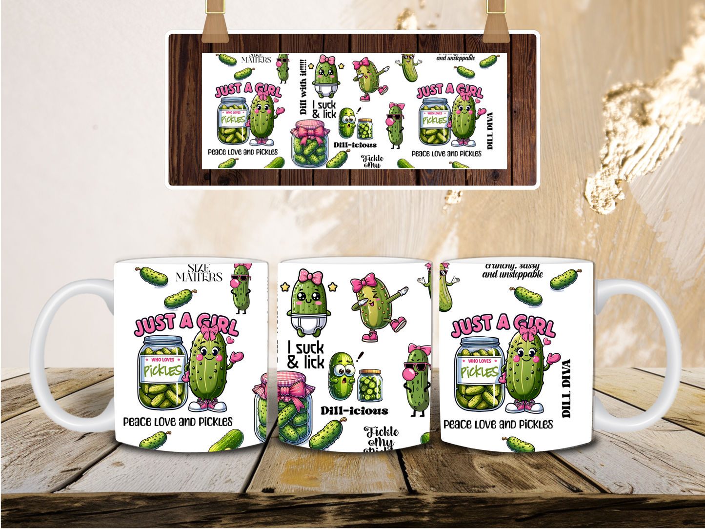 Pickle diva mug