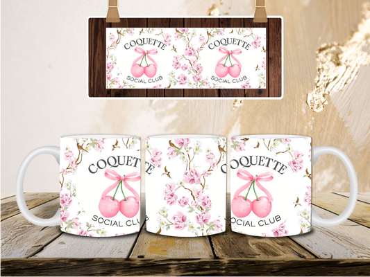 Coquette social club mug