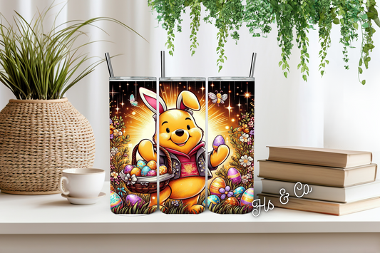 Pooh Easter egg tumbler