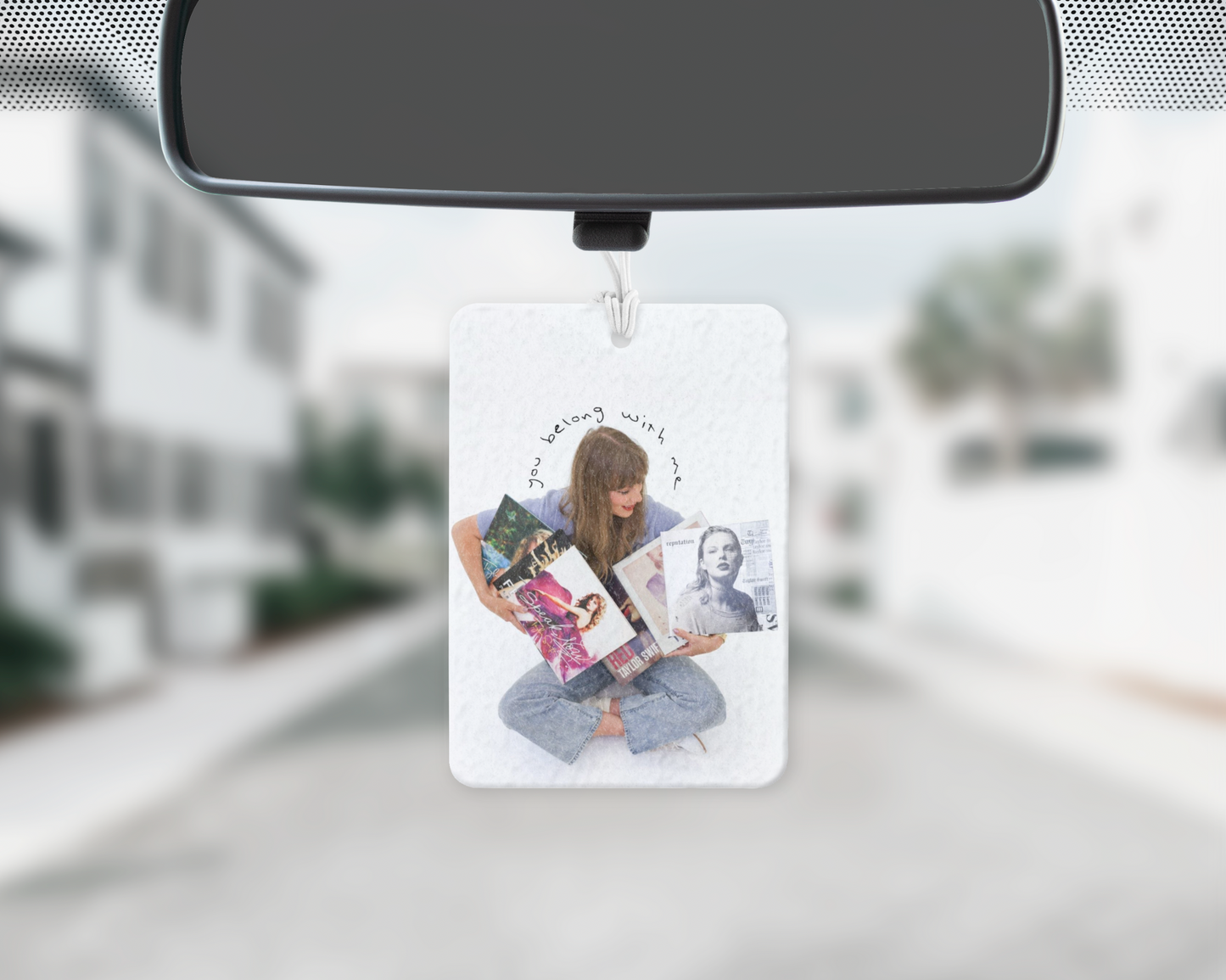 You belong with me car freshie