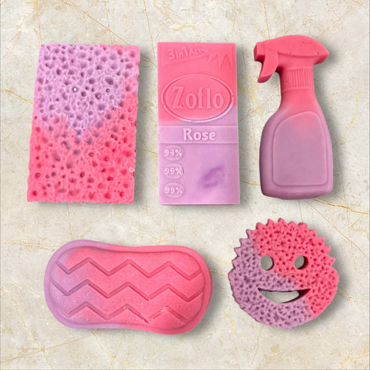 Strawberry shortcake mini cleaning set wax melts