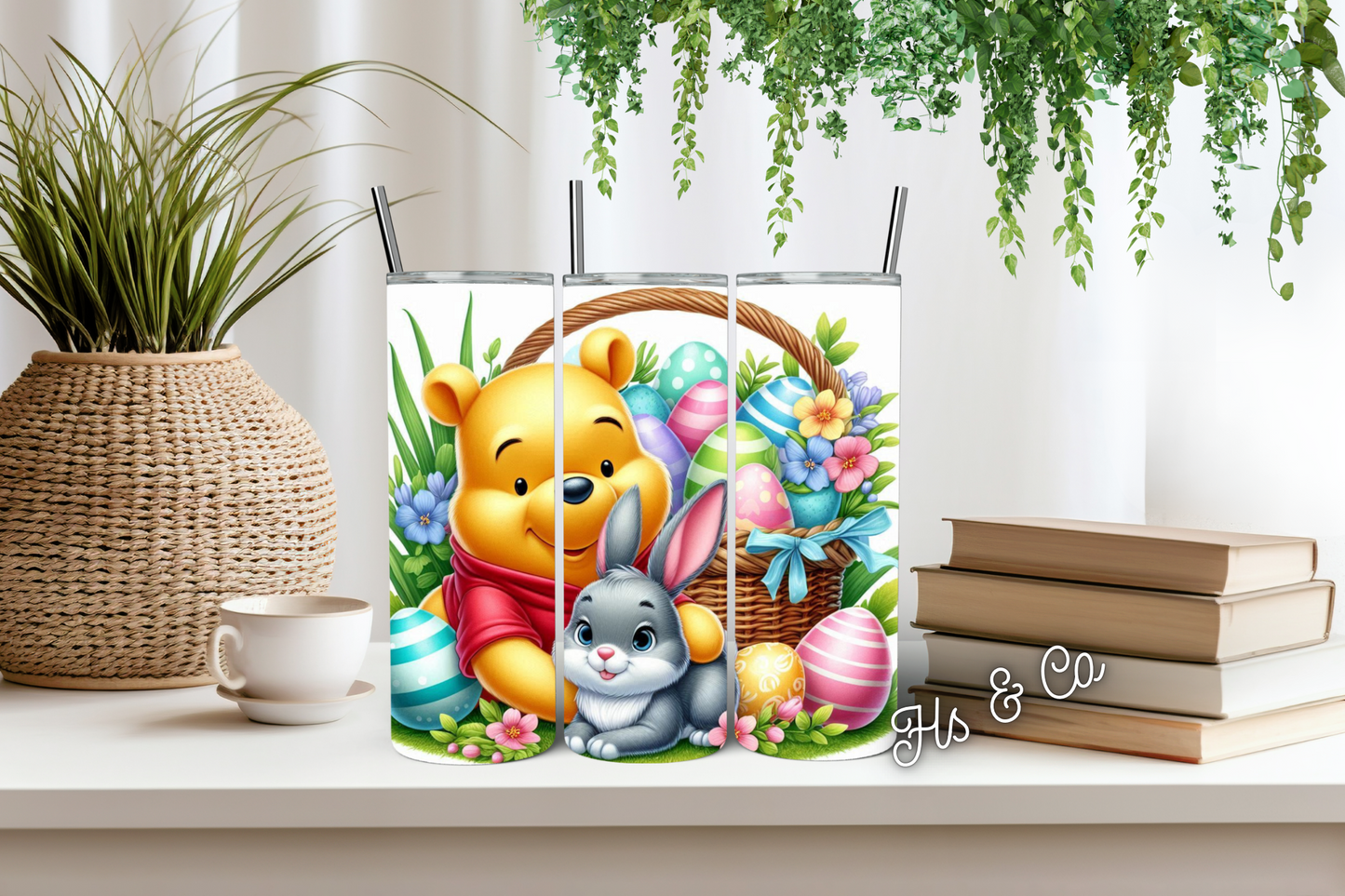 Pooh Easter tumbler
