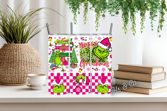 Merry grinchmas tumbler