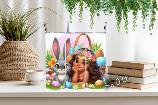 Water girl Easter tumbler