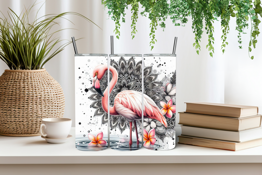 Flamingo tumbler