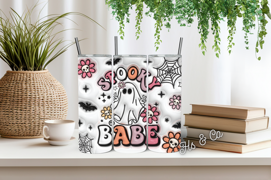 Spooky babe tumbler