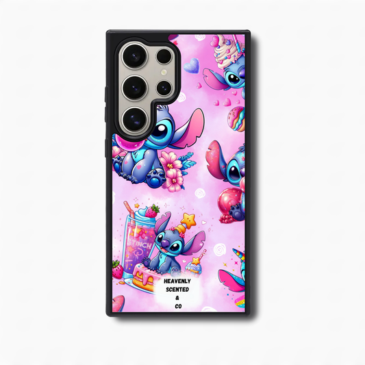 Blue bubble man Samsung case