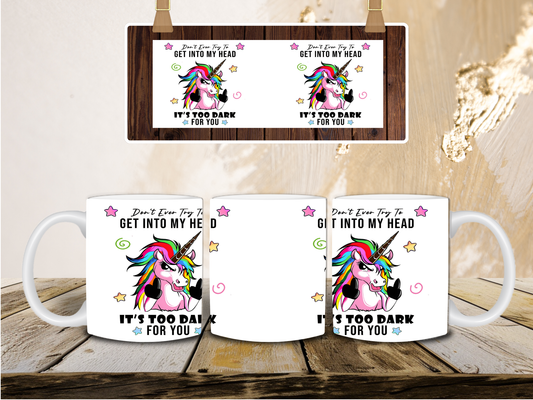 It’s to dark mug
