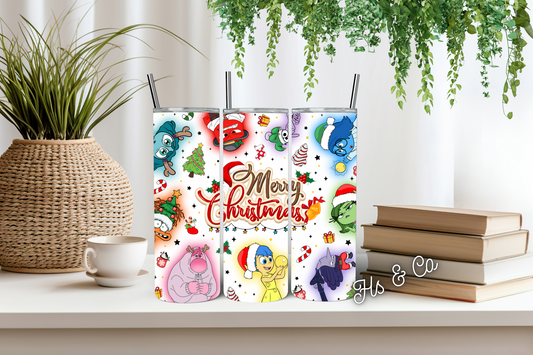 All the feels Christmas tumbler