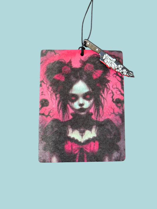 Evil girl car freshie