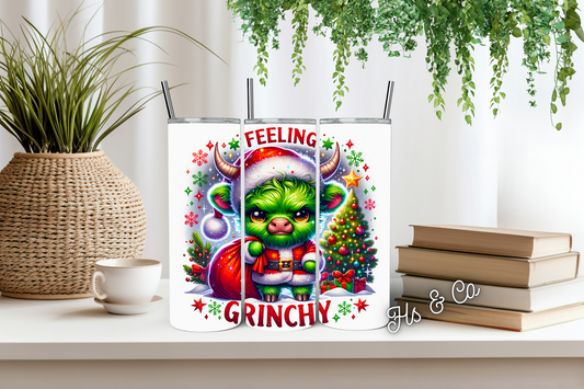 Feeling grinchy tumbler
