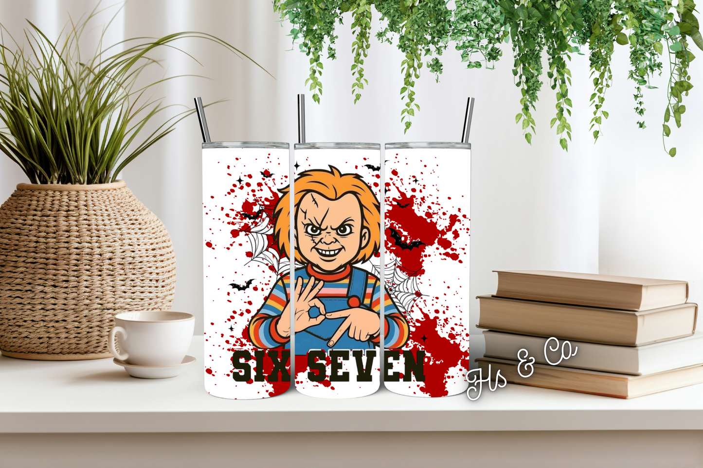 67 Chucky tumbler