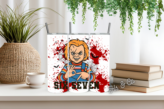 67 Chucky tumbler
