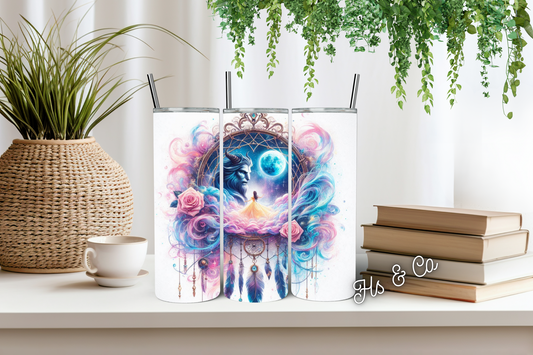 The beast dream catcher tumbler