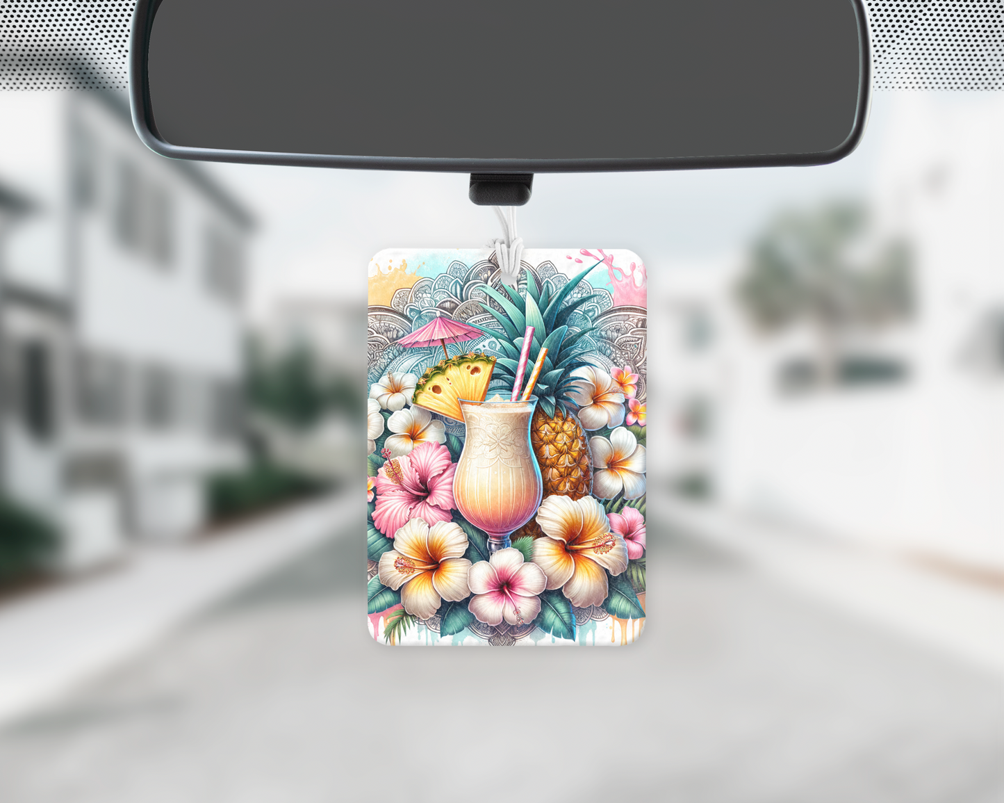 Drinks car freshie