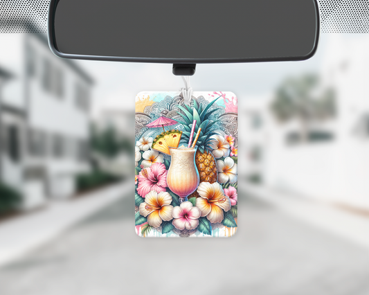 Drinks car freshie