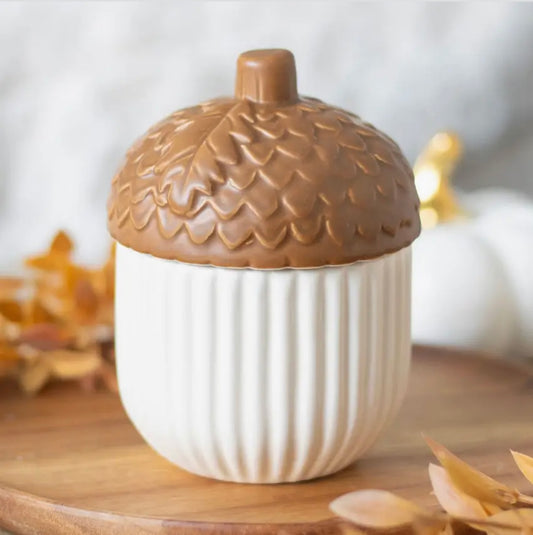 Acorn tealight wax melt burner