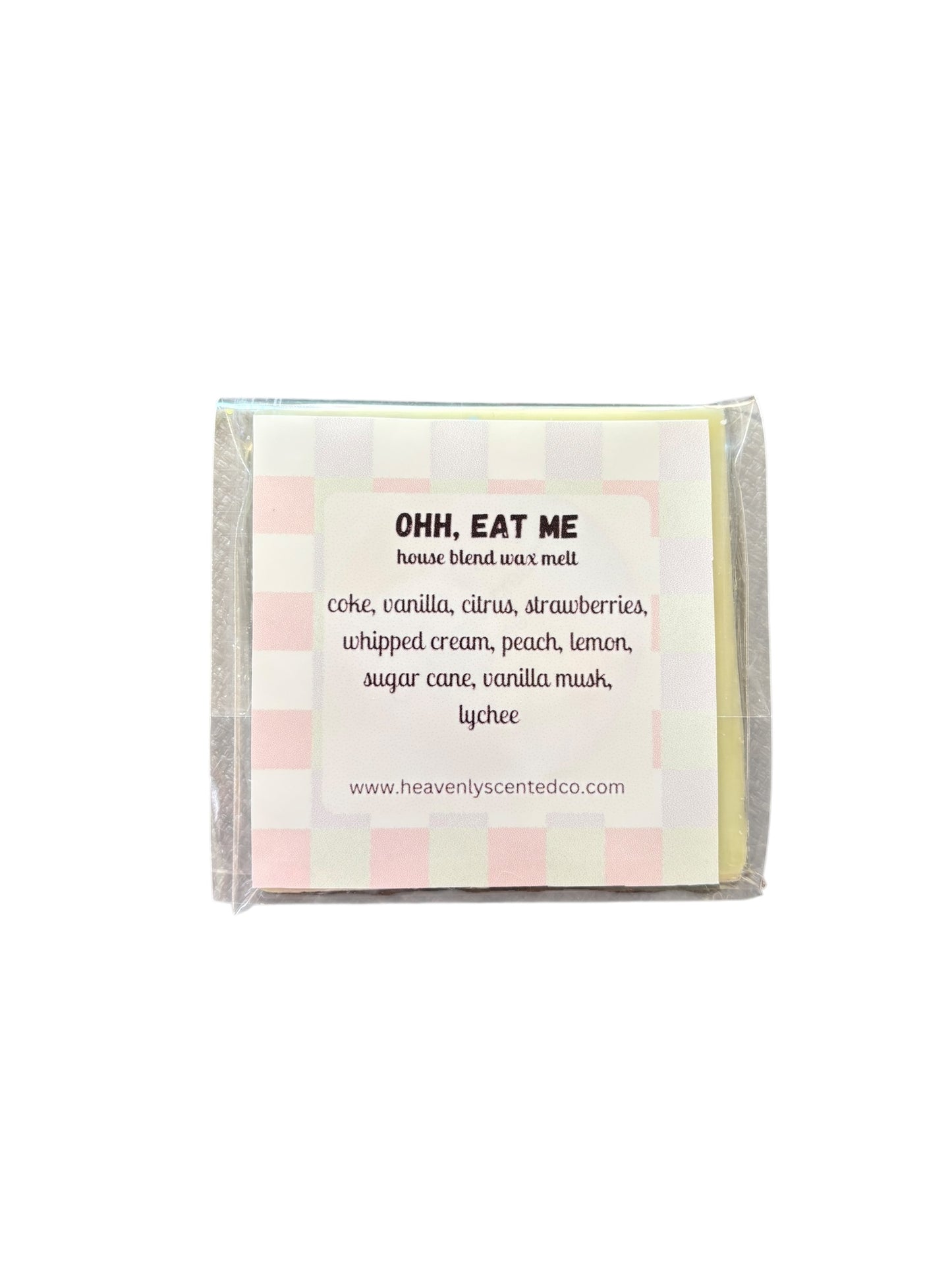 Ohh, eat me (house blend) chocolate block wax melt