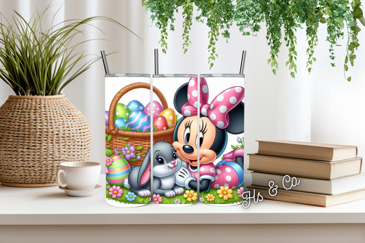 Girl mouse Easter tumbler
