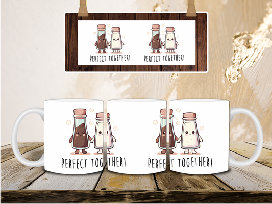 Salt and pepper mug