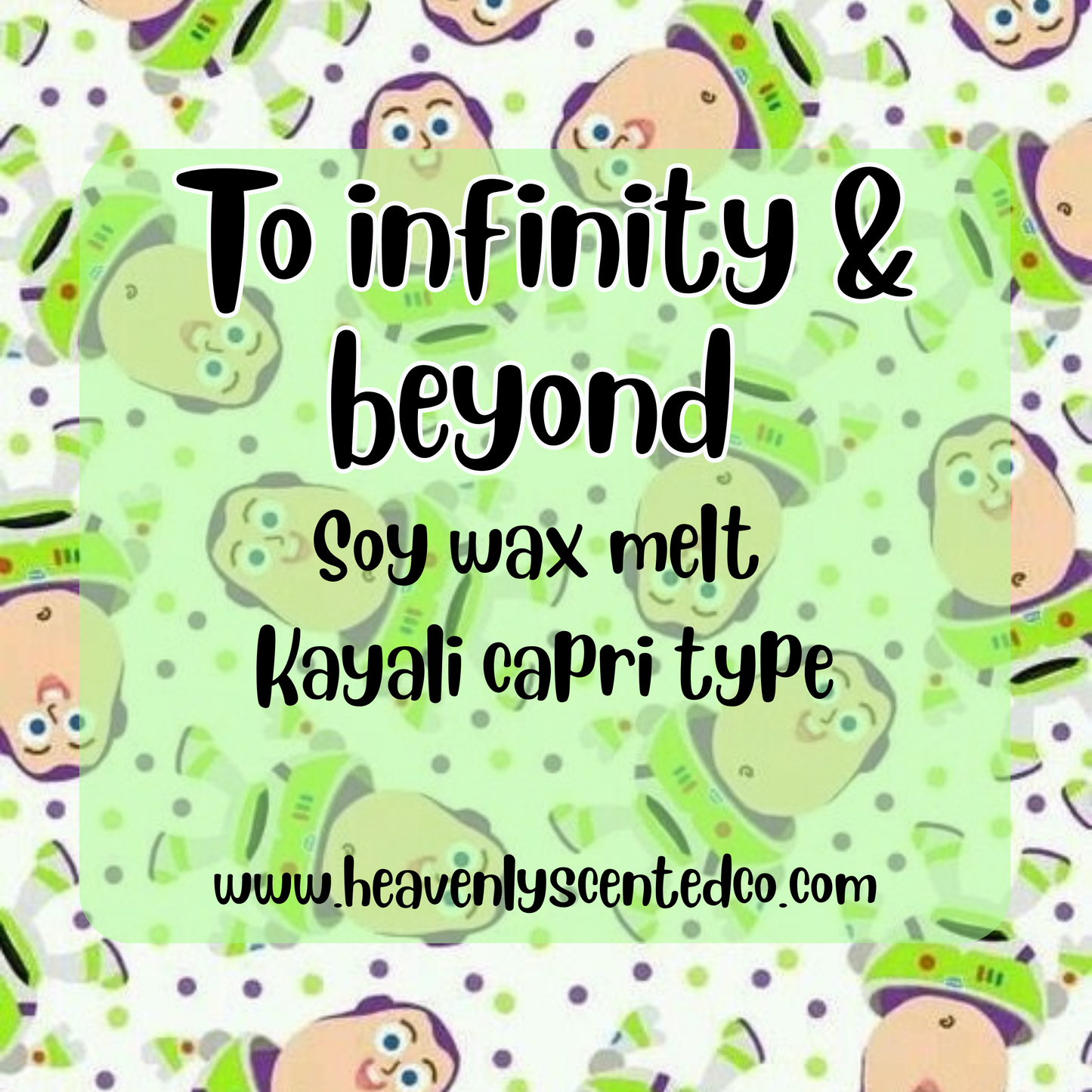 To infinity and beyond (Toy Story) wax melt