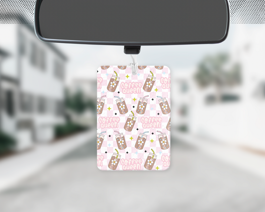 Coffee queen car freshie