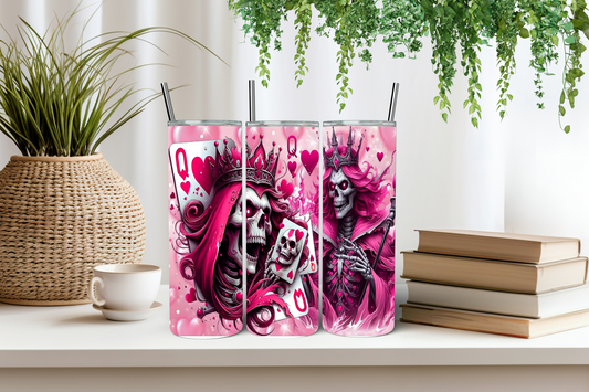 Pink queen tumbler