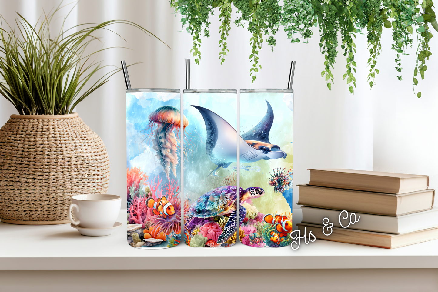 Ocean mix tumbler
