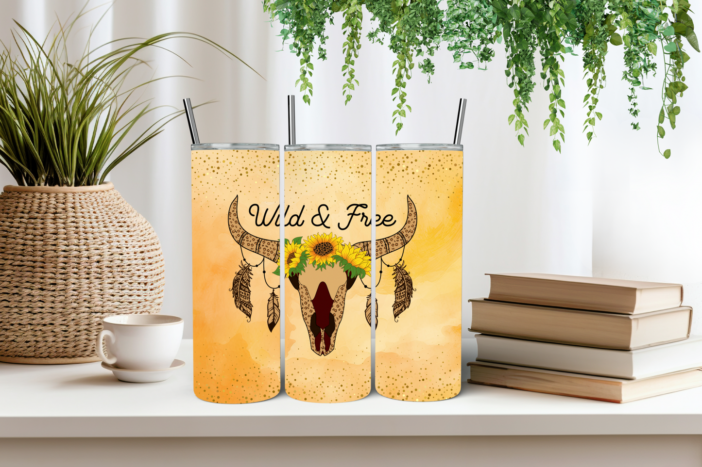 Wild and free tumbler