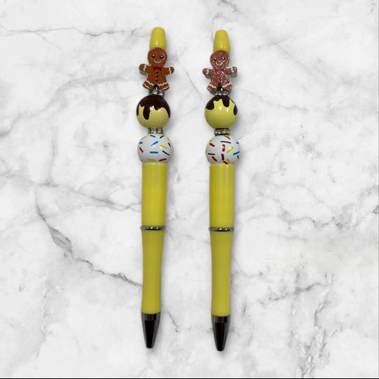 Ginger beaded pen