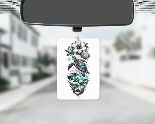 Ocean turtle car freshie