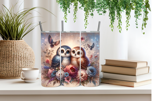 Baby owls tumbler