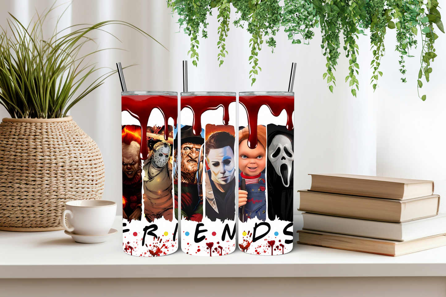 Friend horror tumbler