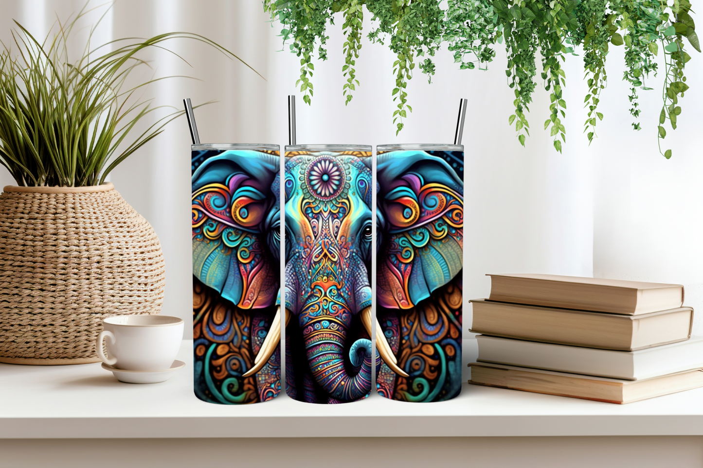 Pattern elephant tumbler